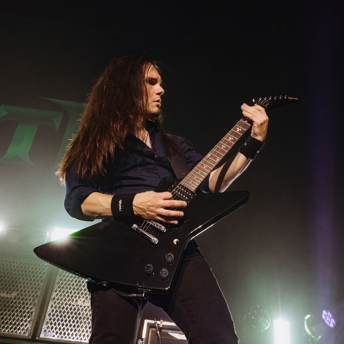 Teemu Mäntysaari Stage-Played Gibson Explorer - 2025 Tour