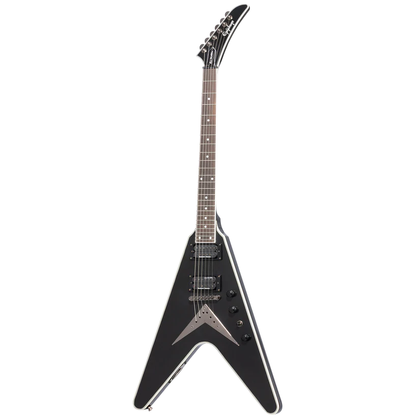 Epiphone Flying V Custom, Black Metallic Guitar