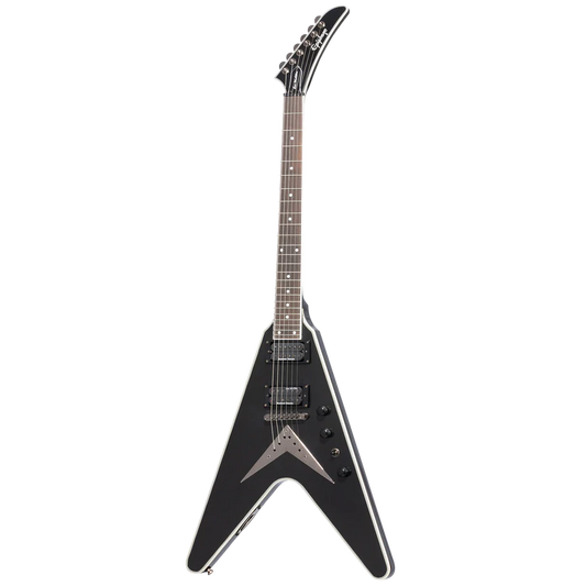 Epiphone Flying V Custom, Black Metallic Guitar