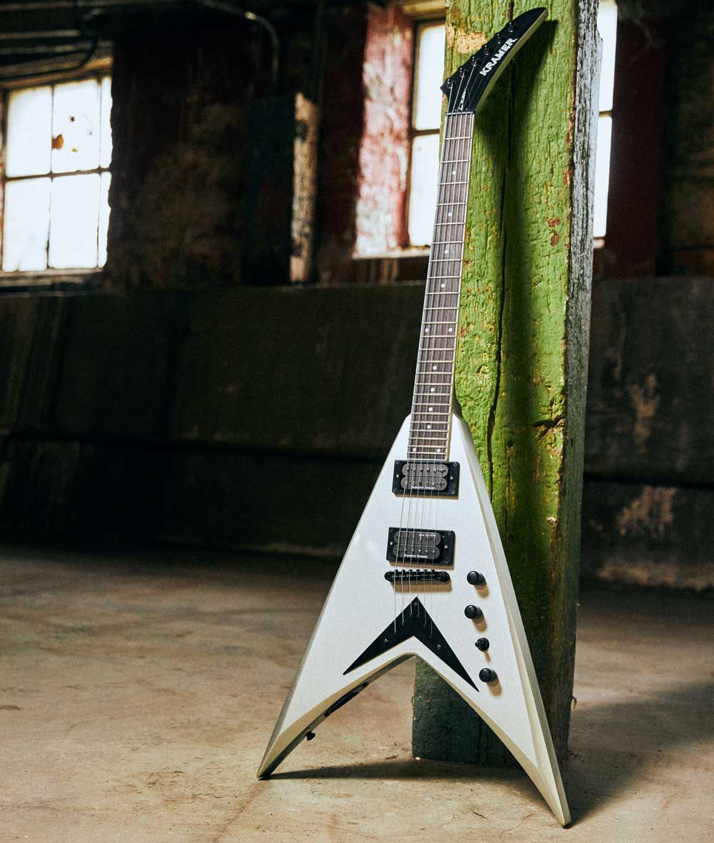 Dave Mustaine Stage Played Kramer - 2026 Tour – Megadeth Guitars